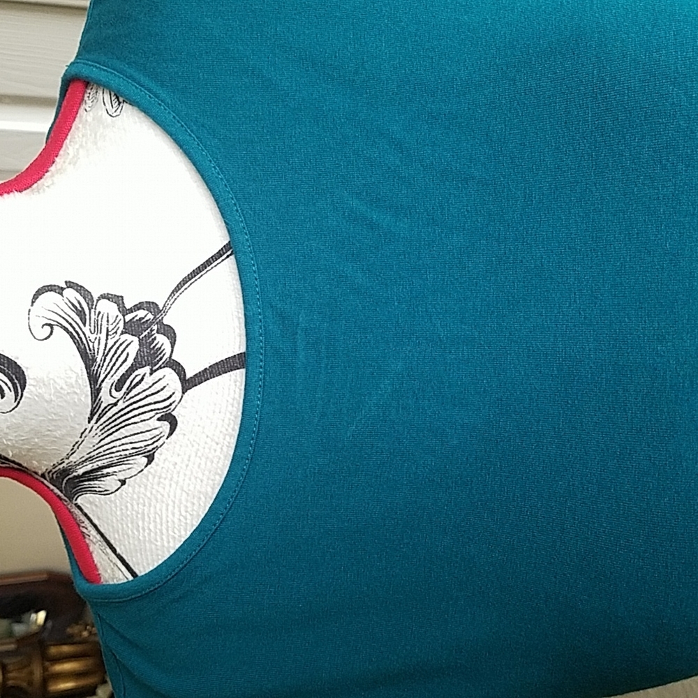 j. jILL, Teal, top, sleeveless, round neck, size XS - Picture 4 of 6